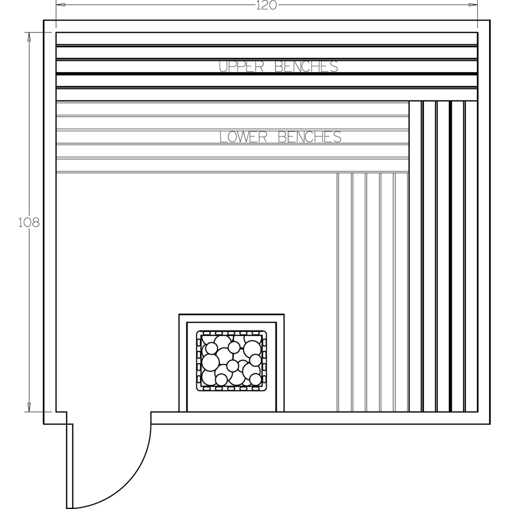 Finnish Sauna Builders 9' x 10' x 7' Pre-Cut Sauna Kit Option 6 / 7 Foot Tall / No Backrest,Option 6 / 7 Foot Tall / Backrest + $429.00,Option 6 / 8 Foot Tall + $539.22 / No Backrest,Option 6 / 8 Foot Tall + $539.22 / Backrest + $429.00 Finnish Sauna Buil