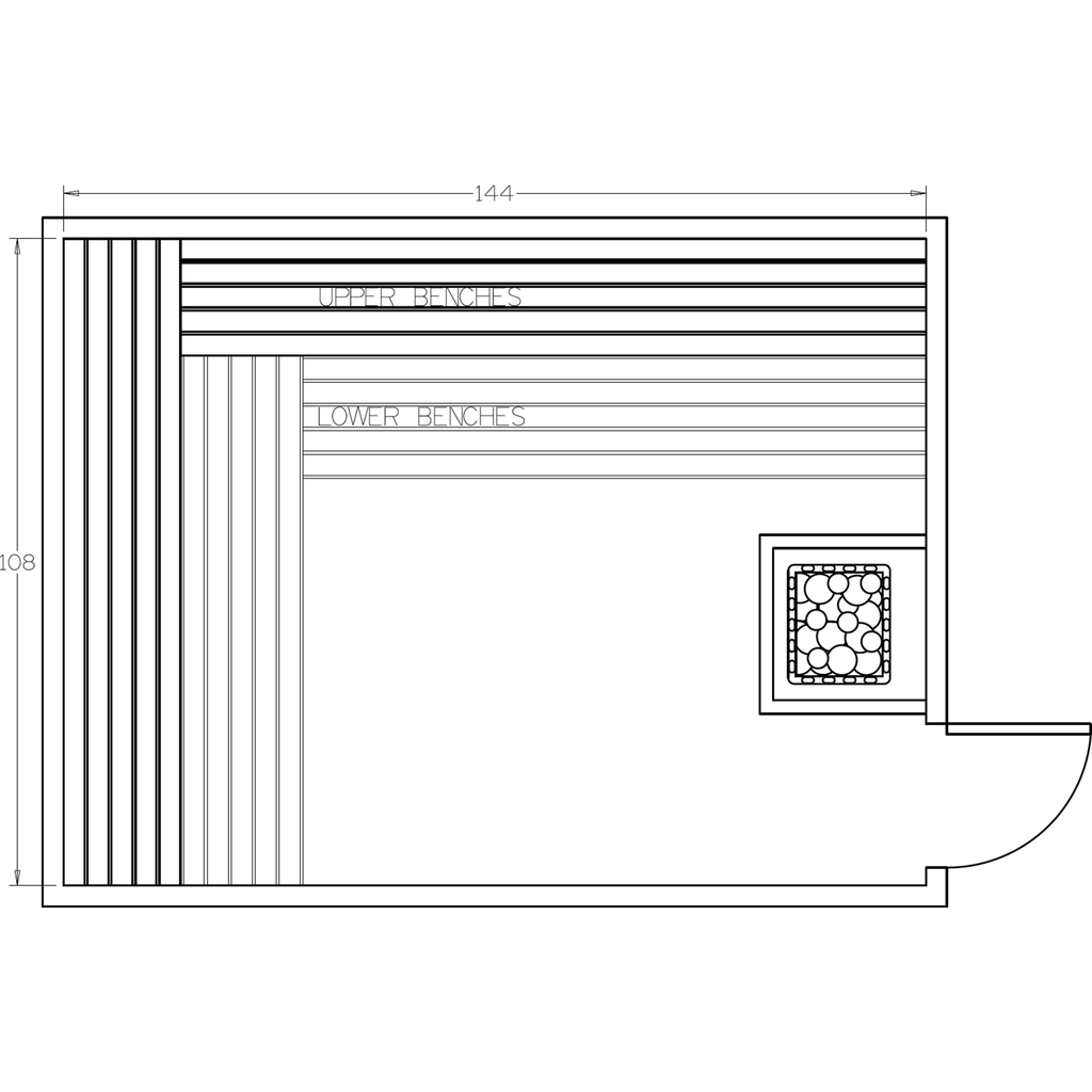 Finnish Sauna Builders 9' x 12' x 7' Pre-Cut Sauna Kit Option 5 / 7 Foot Tall / No Backrest,Option 5 / 7 Foot Tall / Backrest + $514.80,Option 5 / 8 Foot Tall + $595.98 / No Backrest,Option 5 / 8 Foot Tall + $595.98 / Backrest + $514.80 Finnish Sauna Buil