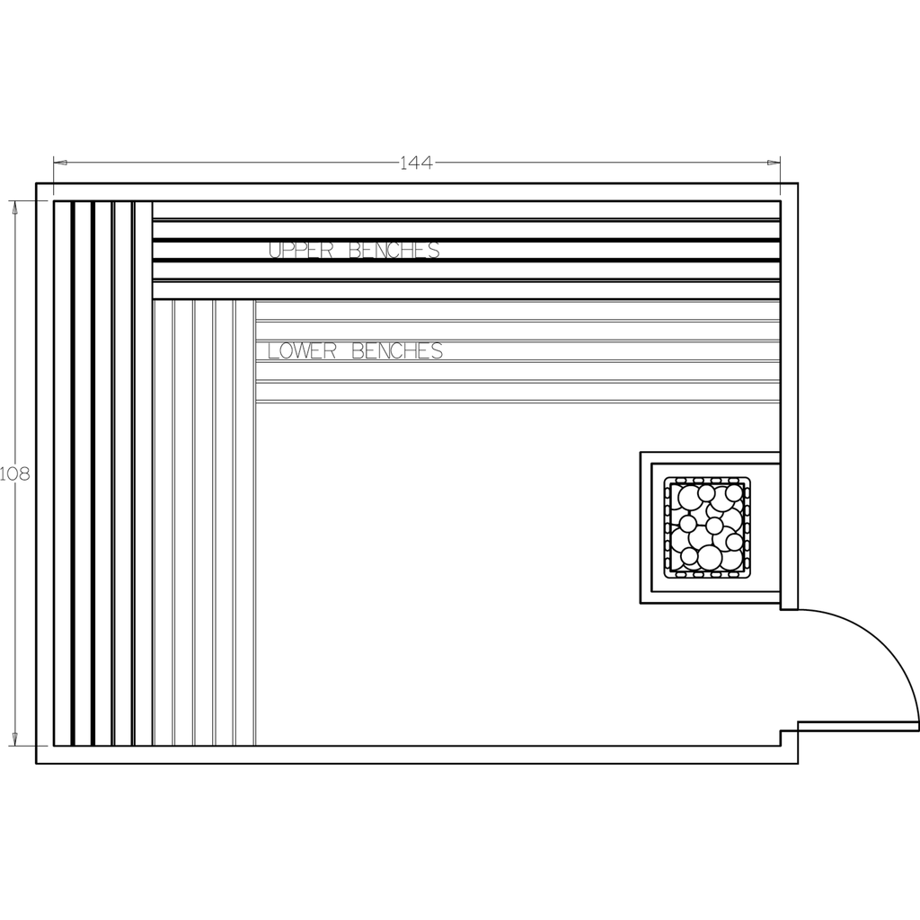 Finnish Sauna Builders 9' x 12' x 7' Pre-Cut Sauna Kit Option 6 / 7 Foot Tall / No Backrest,Option 6 / 7 Foot Tall / Backrest + $514.80,Option 6 / 8 Foot Tall + $595.98 / No Backrest,Option 6 / 8 Foot Tall + $595.98 / Backrest + $514.80 Finnish Sauna Buil