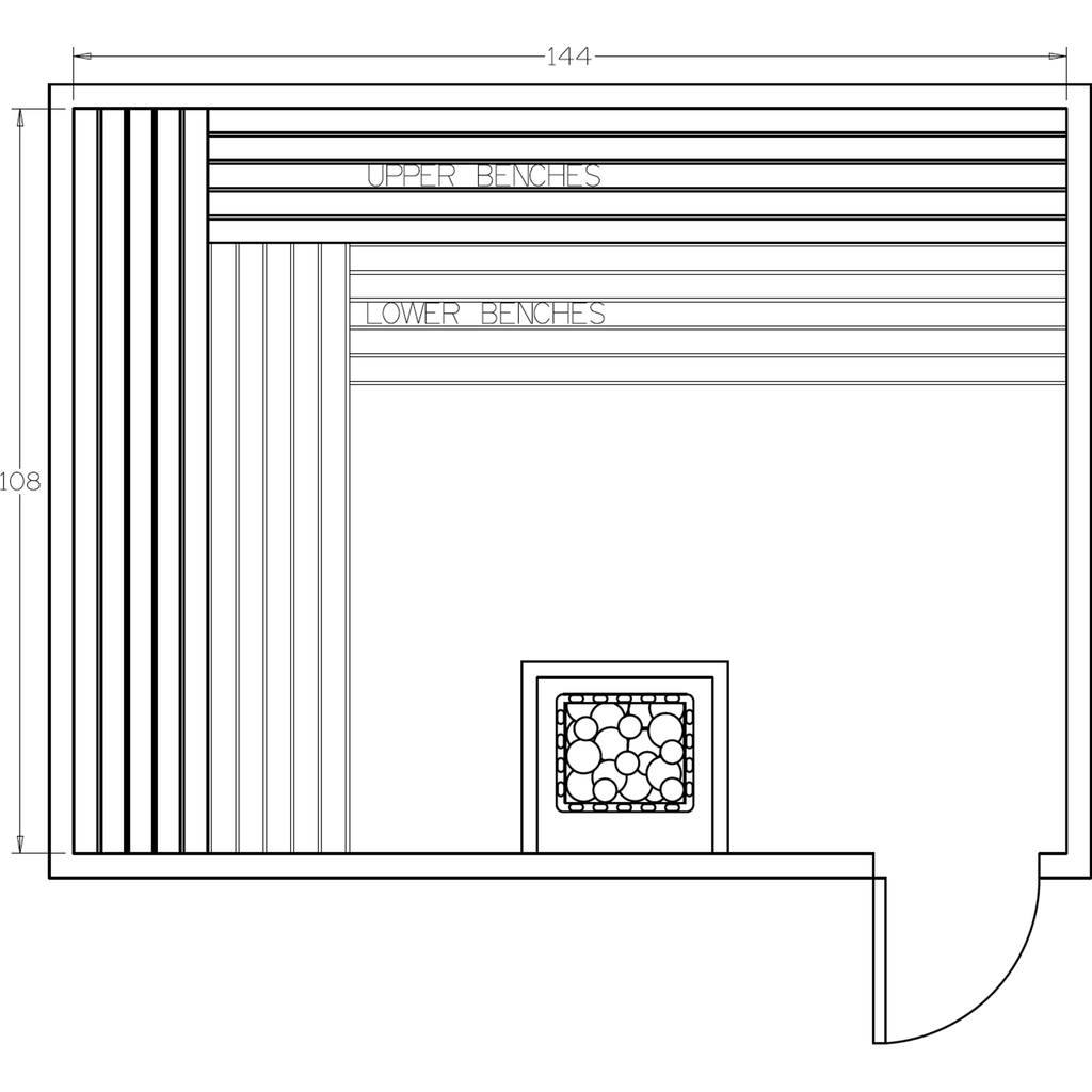 Finnish Sauna Builders 9' x 12' x 7' Pre-Cut Sauna Kit Option 8 / 7 Foot Tall / No Backrest,Option 8 / 7 Foot Tall / Backrest + $514.80,Option 8 / 8 Foot Tall + $595.98 / No Backrest,Option 8 / 8 Foot Tall + $595.98 / Backrest + $514.80 Finnish Sauna Buil