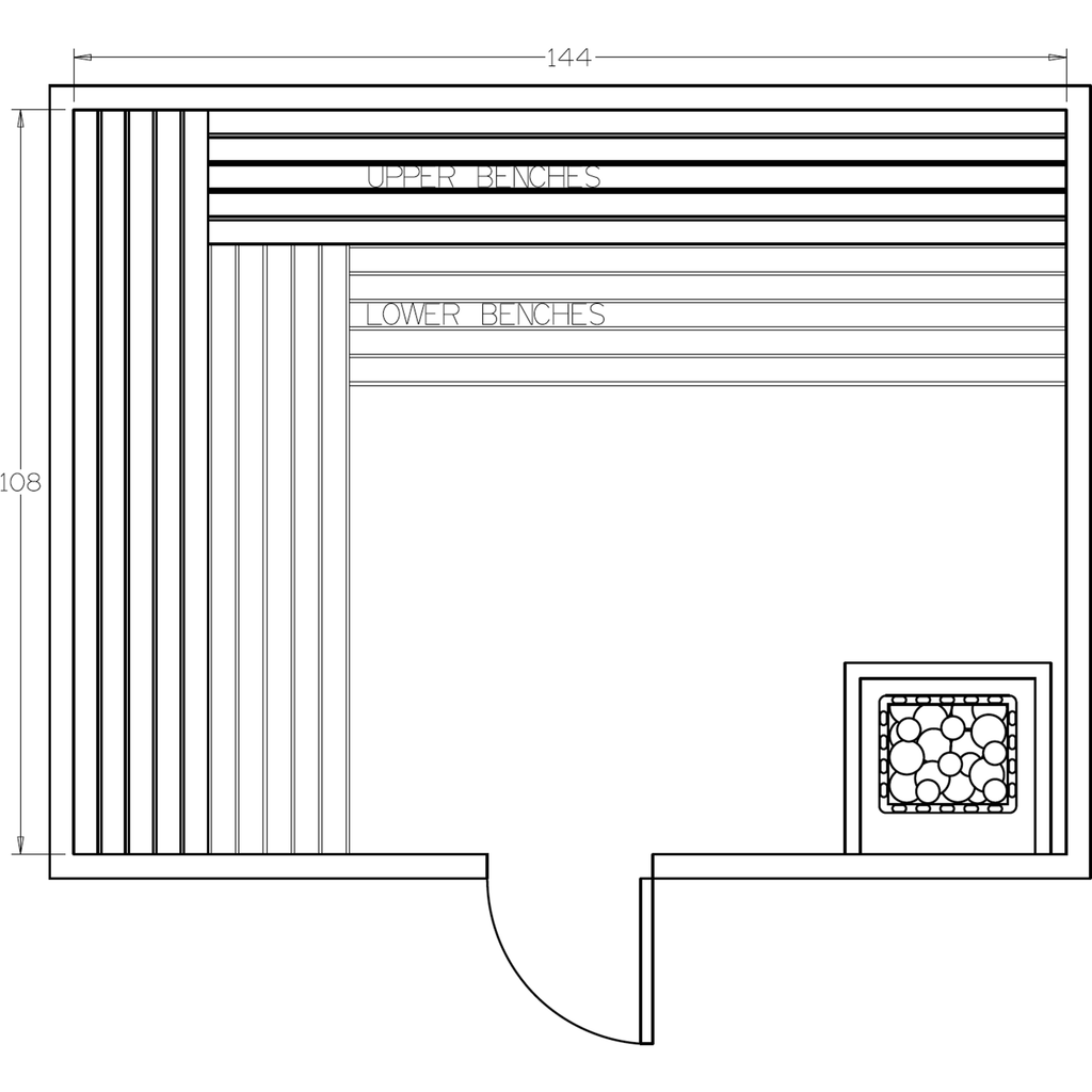 Finnish Sauna Builders 9' x 12' x 7' Pre-Cut Sauna Kit Option 9 / 7 Foot Tall / No Backrest,Option 9 / 7 Foot Tall / Backrest + $514.80,Option 9 / 8 Foot Tall + $595.98 / No Backrest,Option 9 / 8 Foot Tall + $595.98 / Backrest + $514.80 Finnish Sauna Buil