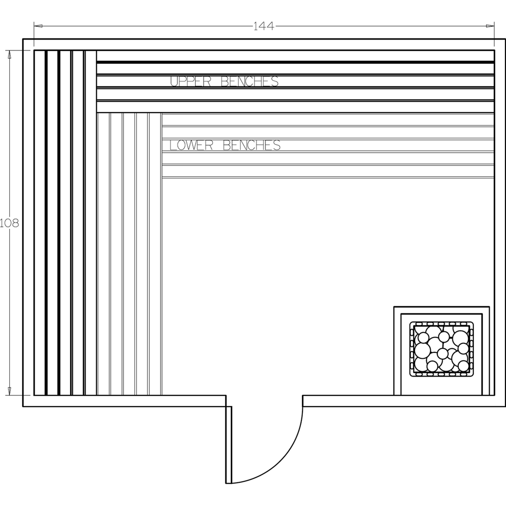 Finnish Sauna Builders 9' x 12' x 7' Pre-Cut Sauna Kit Option 10 / 7 Foot Tall / No Backrest,Option 10 / 7 Foot Tall / Backrest + $514.80,Option 10 / 8 Foot Tall + $595.98 / No Backrest,Option 10 / 8 Foot Tall + $595.98 / Backrest + $514.80 Finnish Sauna 