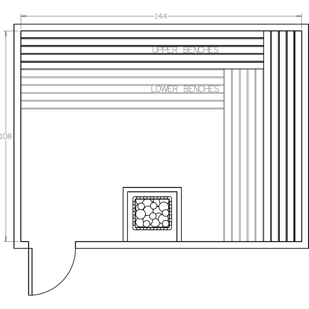 Finnish Sauna Builders 9' x 12' x 7' Pre-Cut Sauna Kit Option 12 / 7 Foot Tall / No Backrest,Option 12 / 7 Foot Tall / Backrest + $514.80,Option 12 / 8 Foot Tall + $595.98 / No Backrest,Option 12 / 8 Foot Tall + $595.98 / Backrest + $514.80 Finnish Sauna 