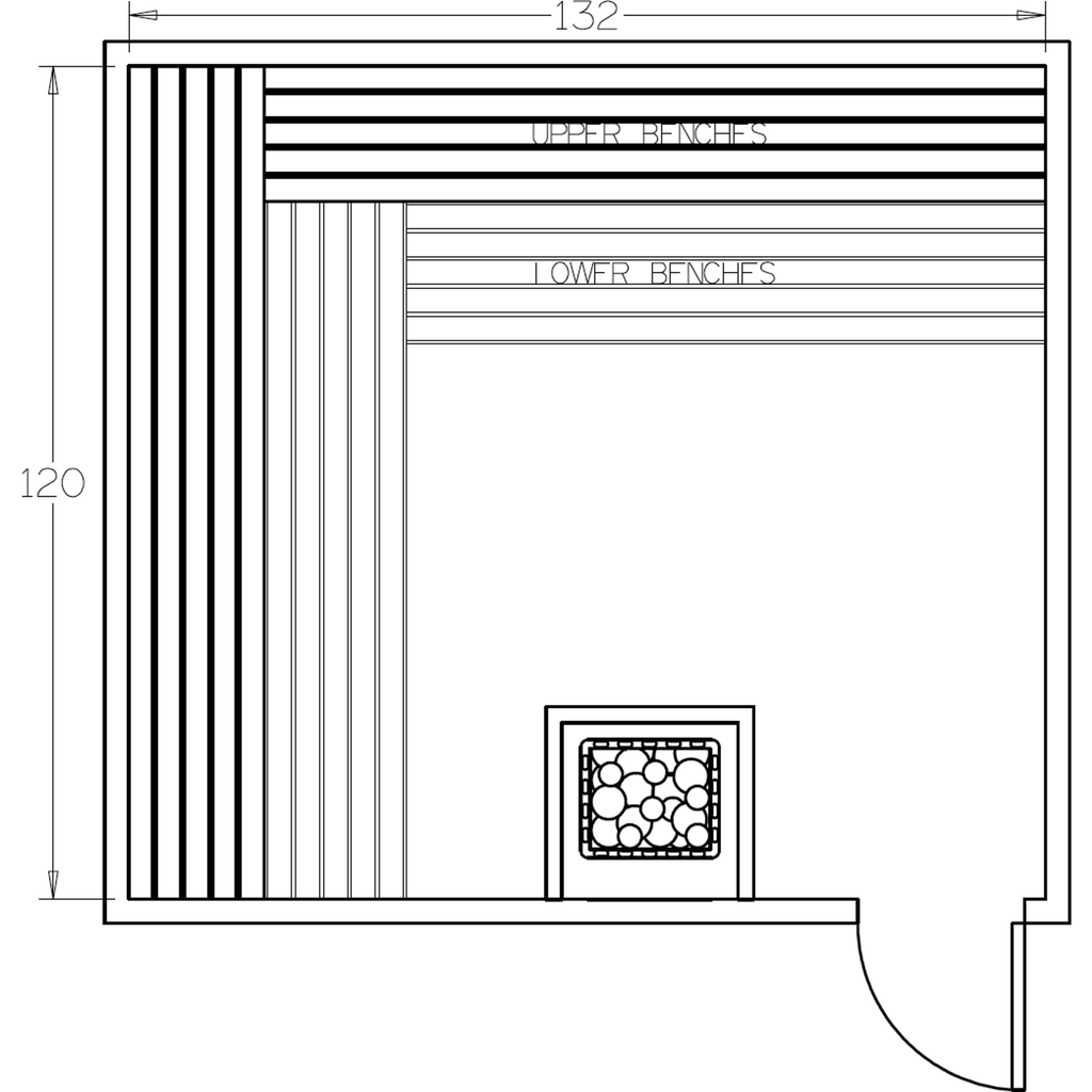 Finnish Sauna Builders 10' x 11' x 7' Pre-Cut Sauna Kit Option 1 / 7 Foot Tall / No Backrest,Option 1 / 7 Foot Tall / Backrest + $471.90,Option 1 / 8 Foot Tall + $595.98 / No Backrest,Option 1 / 8 Foot Tall + $595.98 / Backrest + $471.90 Finnish Sauna Bui