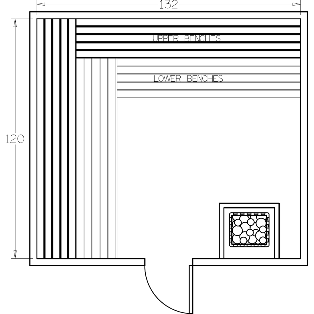 Finnish Sauna Builders 10' x 11' x 7' Pre-Cut Sauna Kit Option 3 / 7 Foot Tall / No Backrest,Option 3 / 7 Foot Tall / Backrest + $471.90,Option 3 / 8 Foot Tall + $595.98 / No Backrest,Option 3 / 8 Foot Tall + $595.98 / Backrest + $471.90 Finnish Sauna Bui