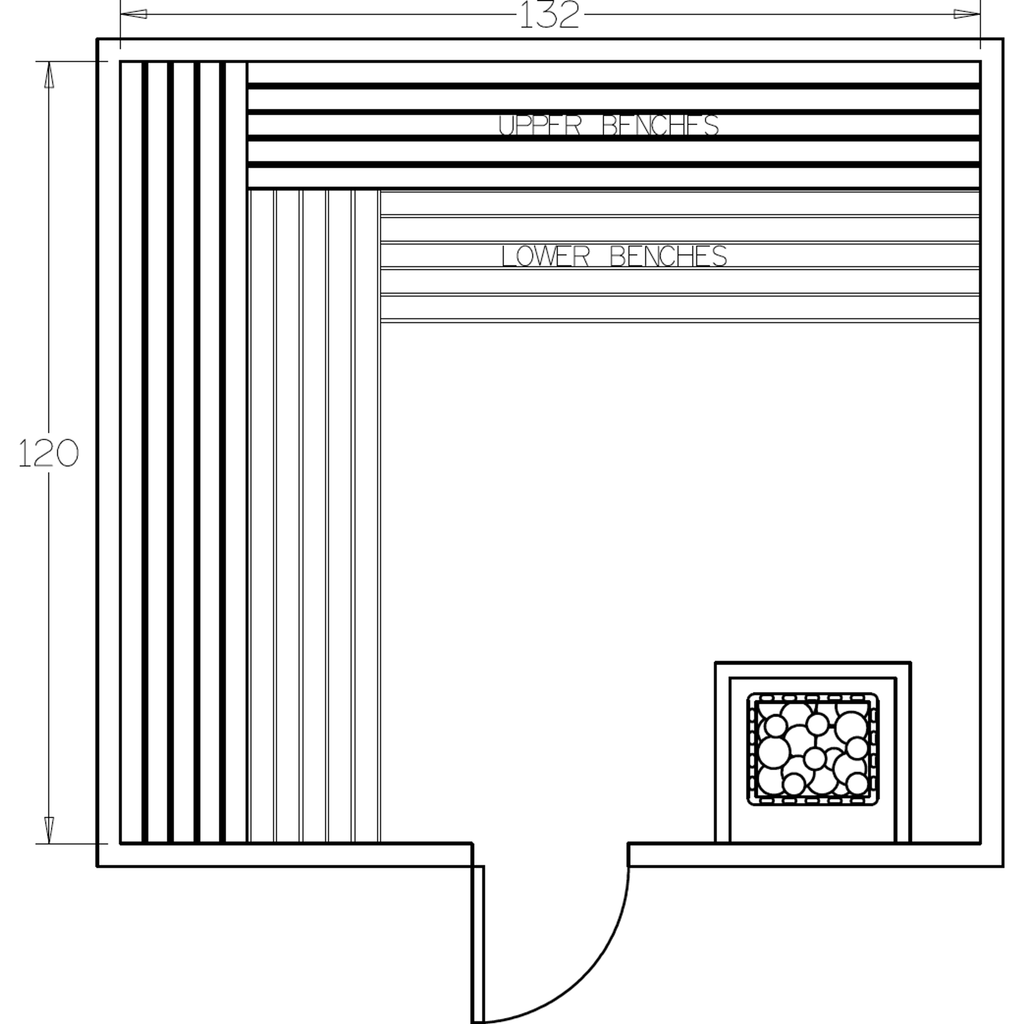 Finnish Sauna Builders 10' x 11' x 7' Pre-Cut Sauna Kit Option 4 / 7 Foot Tall / No Backrest,Option 4 / 7 Foot Tall / Backrest + $471.90,Option 4 / 8 Foot Tall + $595.98 / No Backrest,Option 4 / 8 Foot Tall + $595.98 / Backrest + $471.90 Finnish Sauna Bui