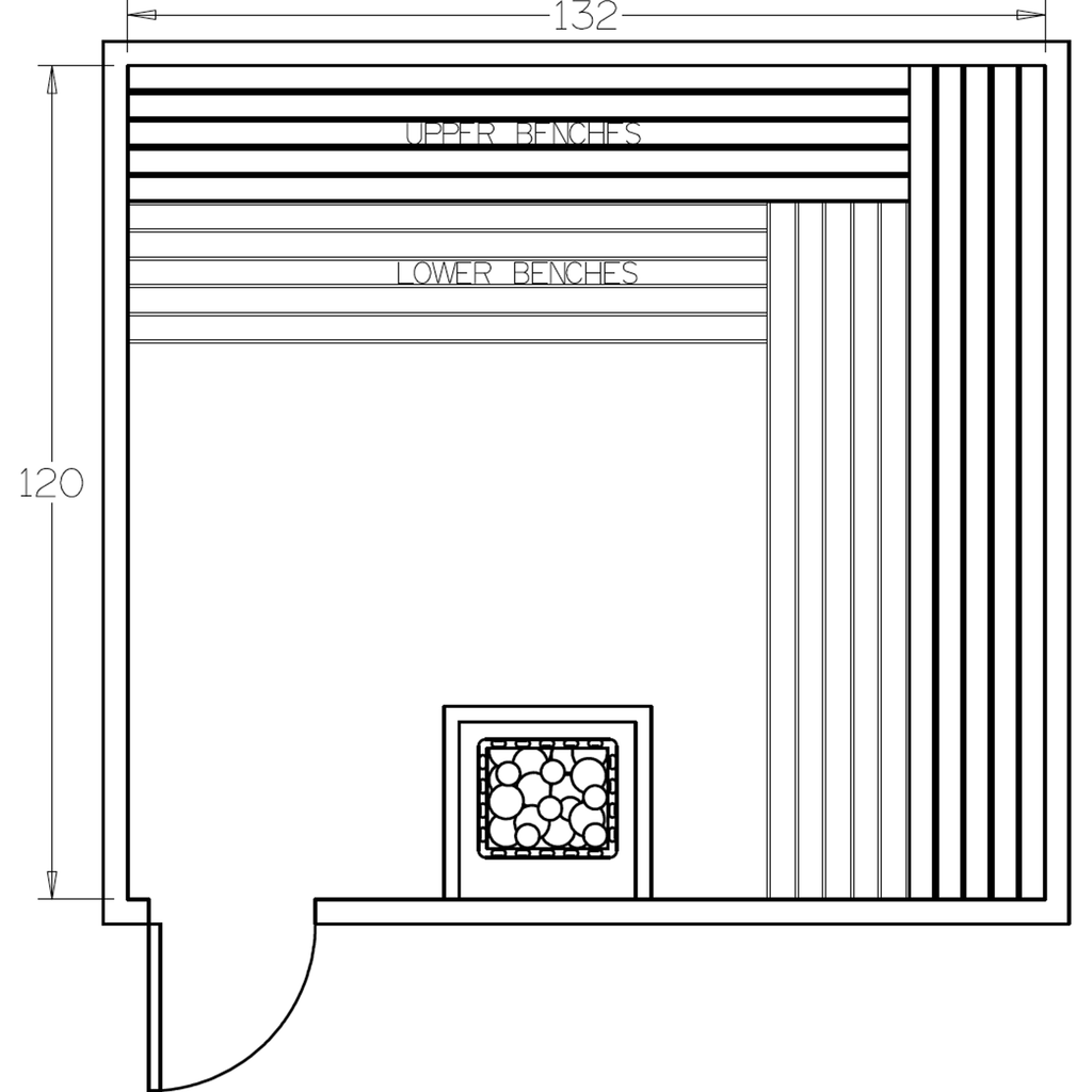 Finnish Sauna Builders 10' x 11' x 7' Pre-Cut Sauna Kit Option 6 / 7 Foot Tall / No Backrest,Option 6 / 7 Foot Tall / Backrest + $471.90,Option 6 / 8 Foot Tall + $595.98 / No Backrest,Option 6 / 8 Foot Tall + $595.98 / Backrest + $471.90 Finnish Sauna Bui