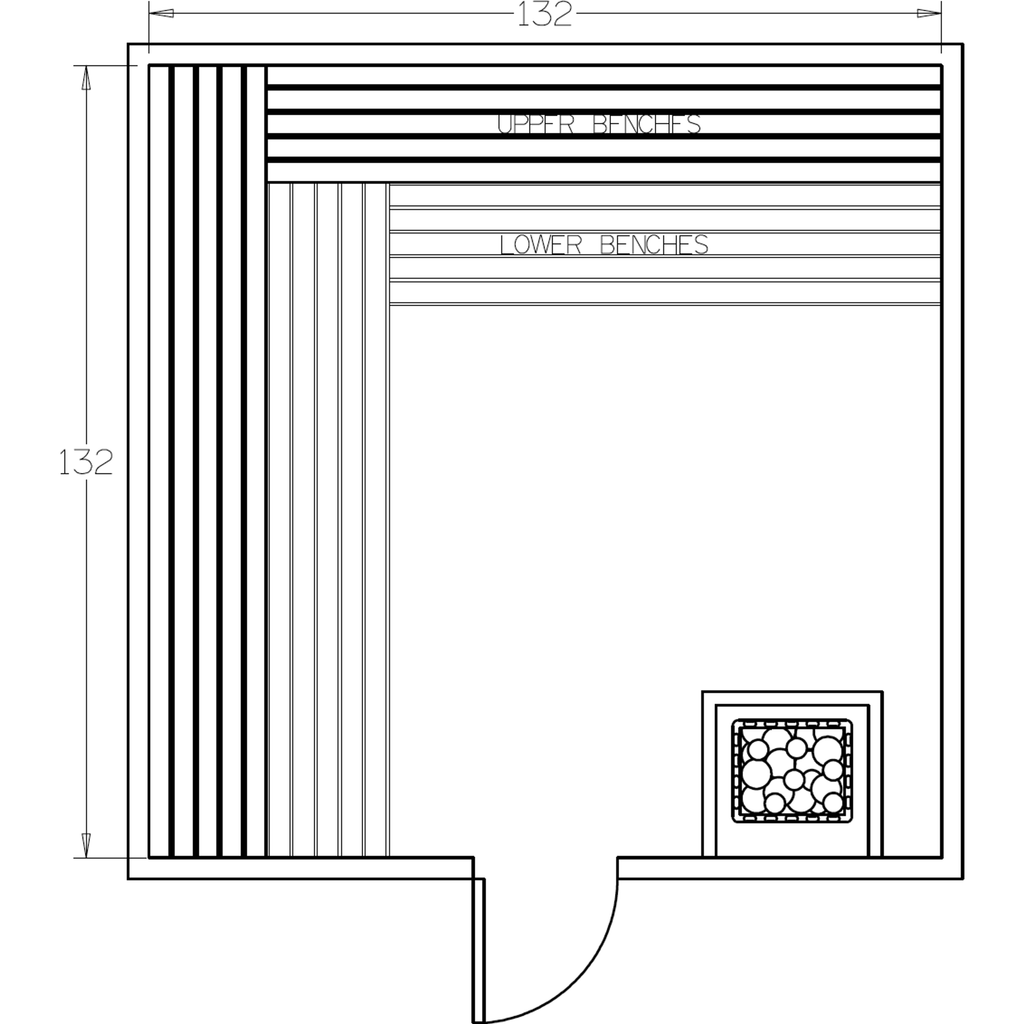 Finnish Sauna Builders 11' x 11' x 7' Pre-Cut Sauna Kit Option 4 / 7 Foot Tall / No Backrest,Option 4 / 7 Foot Tall / Backrest + $471.90,Option 4 / 8 Foot Tall + $624.36 / No Backrest,Option 4 / 8 Foot Tall + $624.36 / Backrest + $471.90 Finnish Sauna Bui