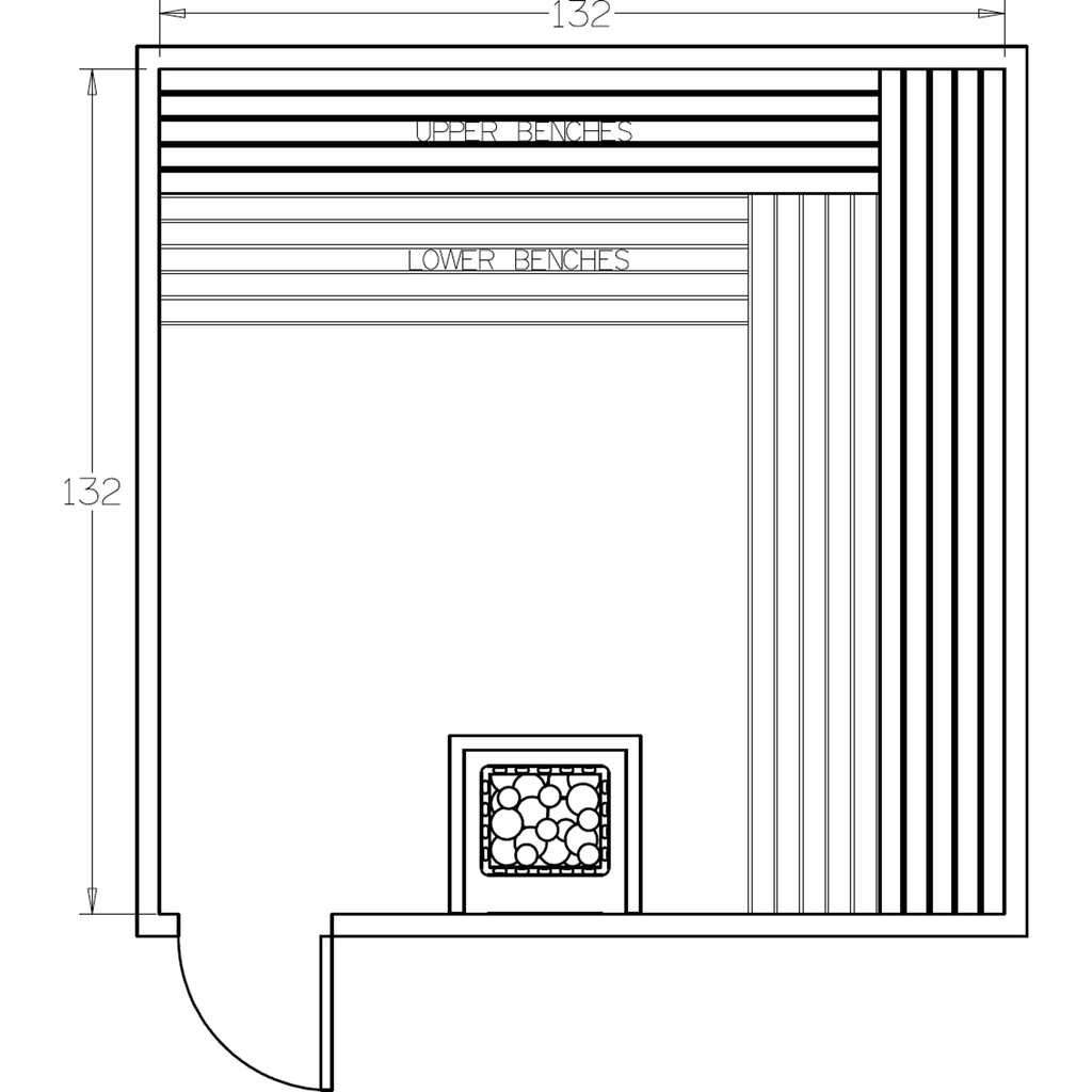 Finnish Sauna Builders 11' x 11' x 7' Pre-Cut Sauna Kit Option 5 / 7 Foot Tall / No Backrest,Option 5 / 7 Foot Tall / Backrest + $471.90,Option 5 / 8 Foot Tall + $624.36 / No Backrest,Option 5 / 8 Foot Tall + $624.36 / Backrest + $471.90 Finnish Sauna Bui