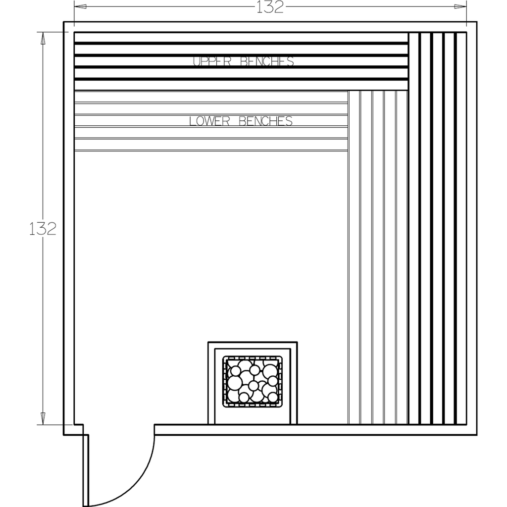 Finnish Sauna Builders 11' x 11' x 7' Pre-Cut Sauna Kit Option 6 / 7 Foot Tall / No Backrest,Option 6 / 7 Foot Tall / Backrest + $471.90,Option 6 / 8 Foot Tall + $624.36 / No Backrest,Option 6 / 8 Foot Tall + $624.36 / Backrest + $471.90 Finnish Sauna Bui