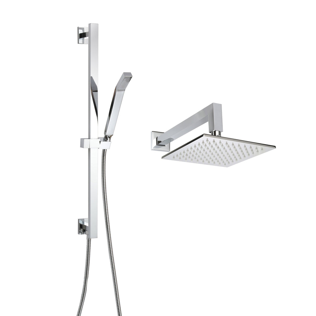 ThermaSol Complete Shower Package Square in Polished Chrome Finish Polished Chrome / Square ThermaSol cspsq-pc.jpg