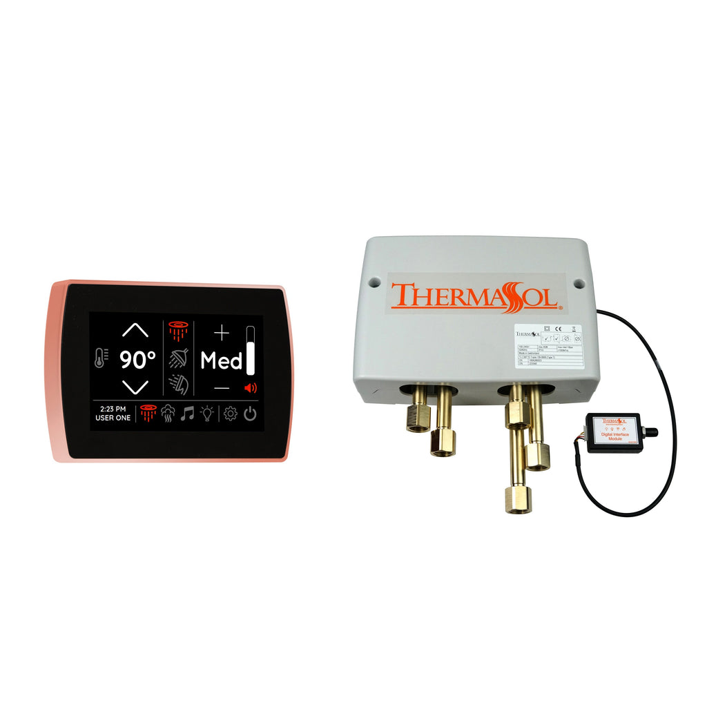 ThermaSol Digital Shower Package with Flushmount SignaTouch in Copper Finish Copper ThermaSol dsp-sigf-cop.jpg