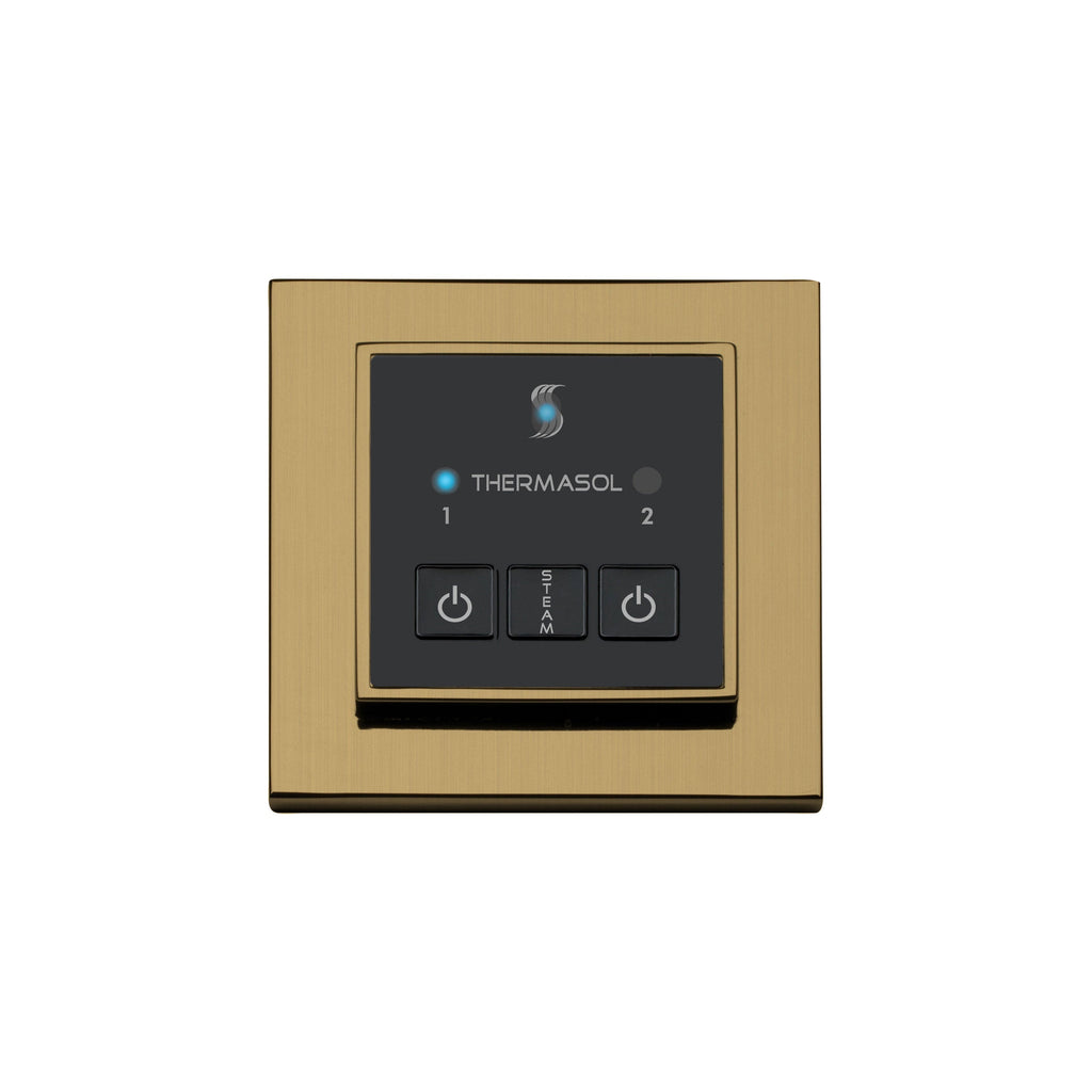 ThermaSol Easy Start Control Square in Satin Brass Finish Satin Brass / Square ThermaSol esm-sb.jpg