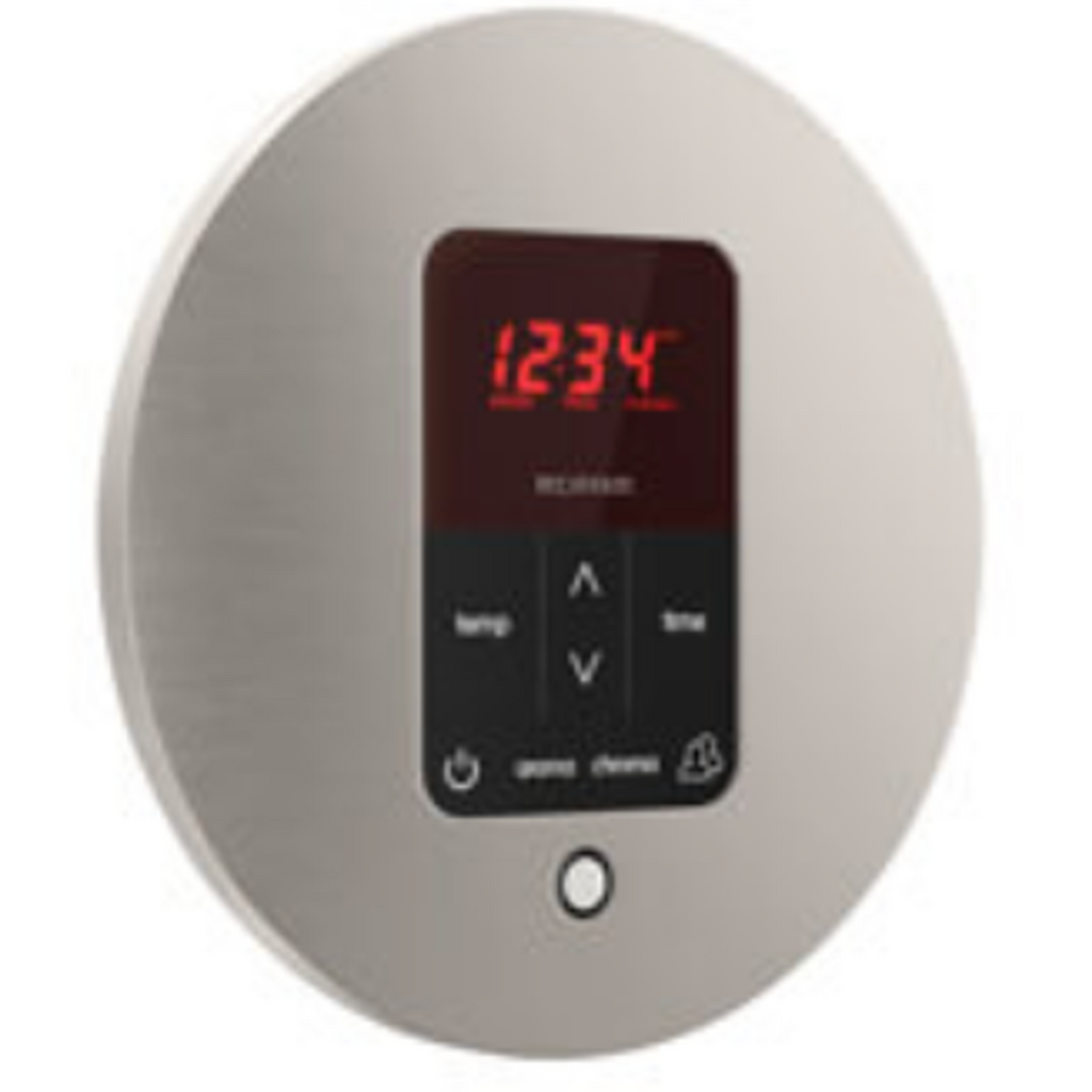 iTempoPlus Control Round / BN - Brushed Nickel Mr Steam iTempoPlusRound-BrushedNickel.png