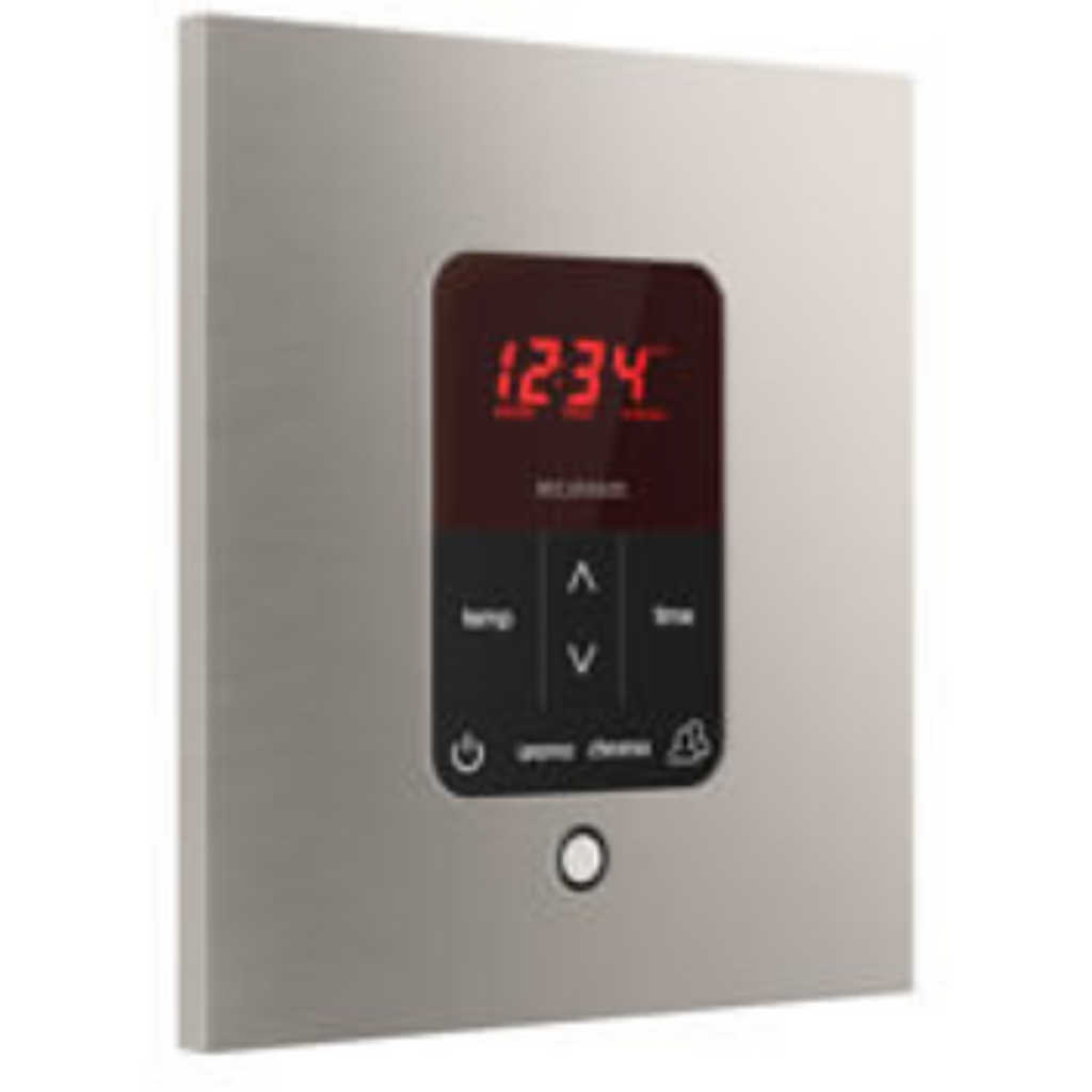 iTempoPlus Control Square / BN - Brushed Nickel Mr Steam iTempoPlusSquare-BrushedNickel.png