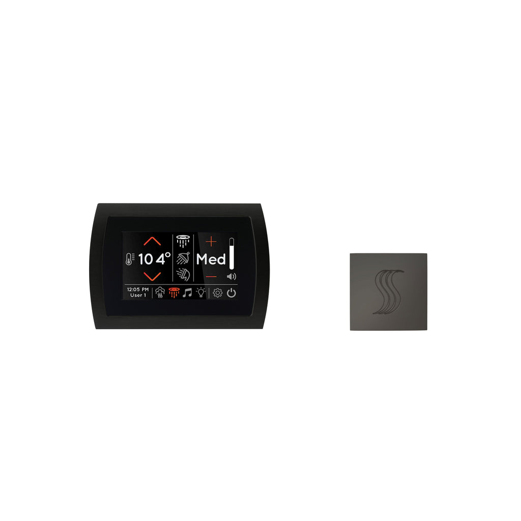 ThermaSol Signatouch Control and Steam Head Kit Square in Black Nickel Finish Black Nickel / Square ThermaSol stc-svsq-bn.jpg