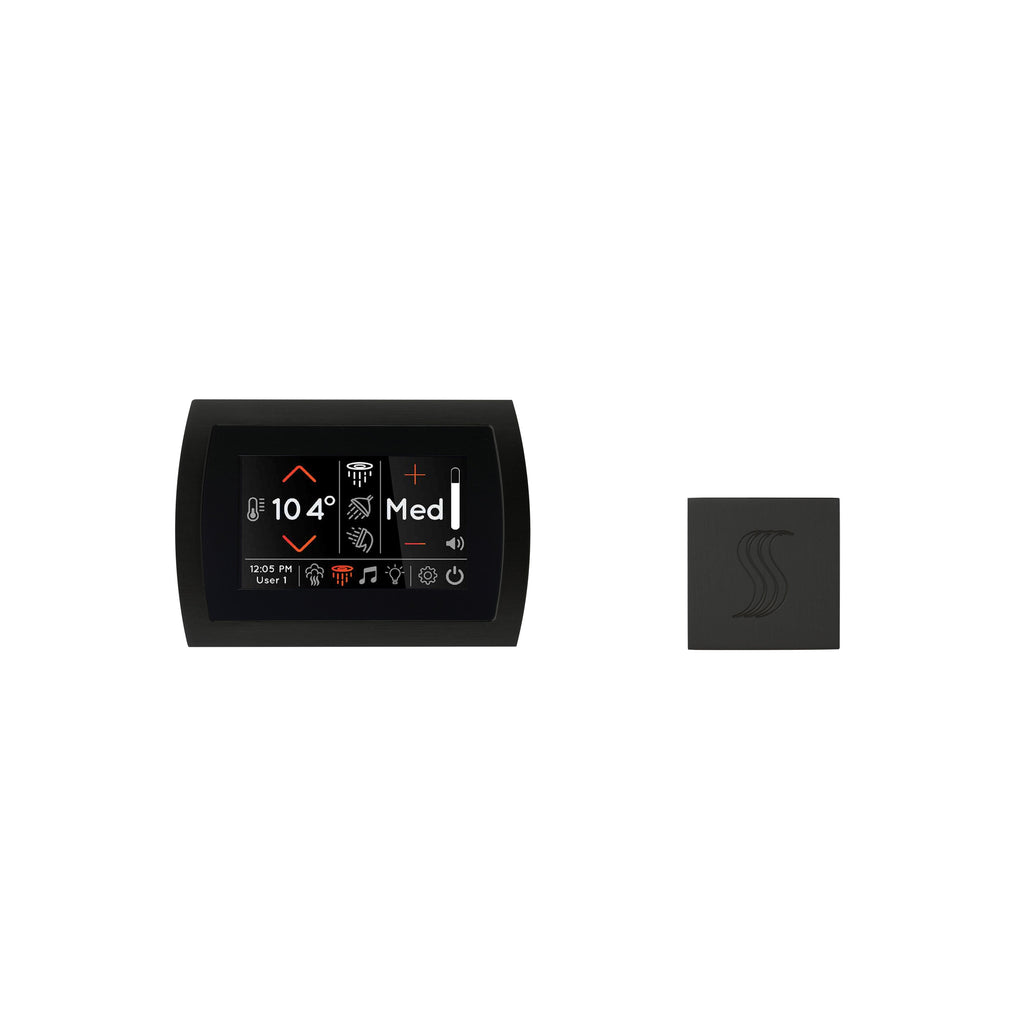 ThermaSol Signatouch Control and Steam Head Kit Square in Matte Black Finish Matte Black / Square ThermaSol stc-svsq-mb.jpg