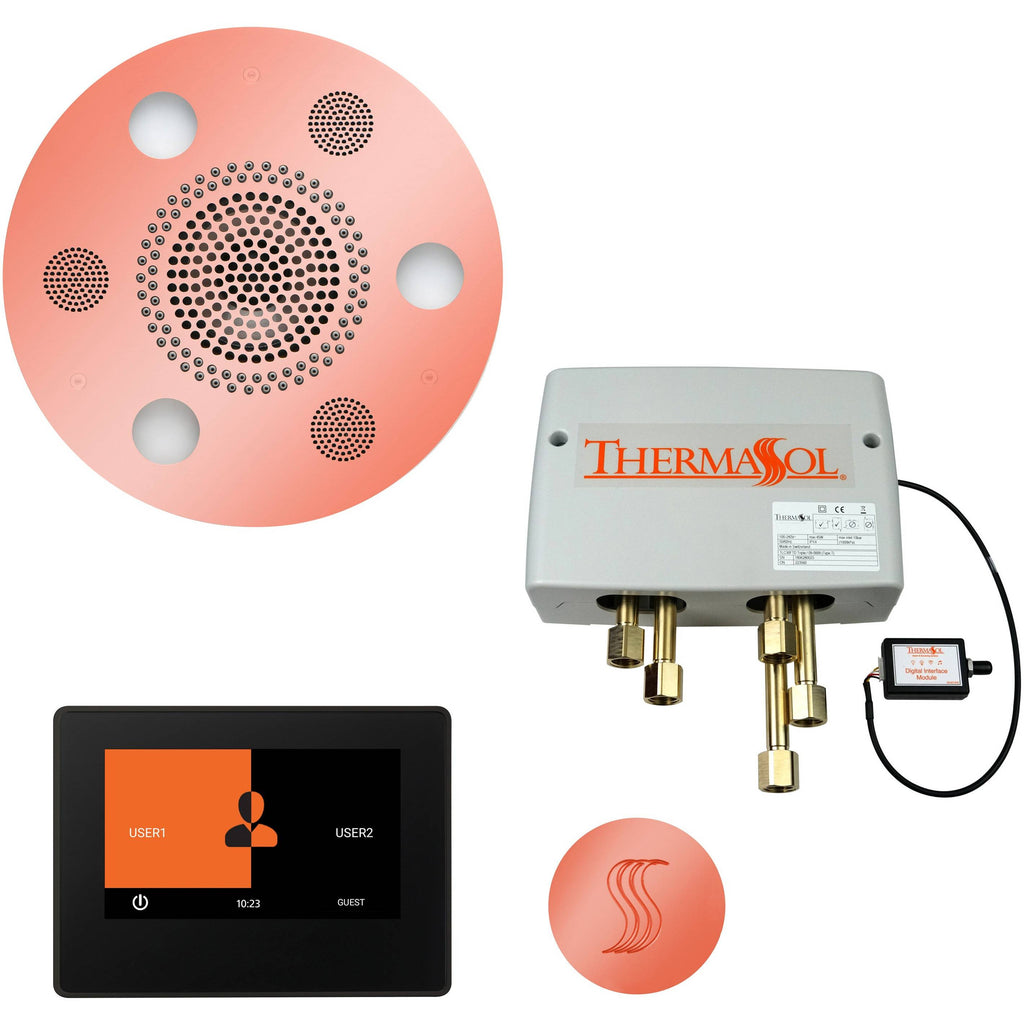 ThermaSol Total Wellness Package with 7" ThermaTouch Round in Copper Finish Copper / Round / 7" ThermaSol twp7r-cop.jpg