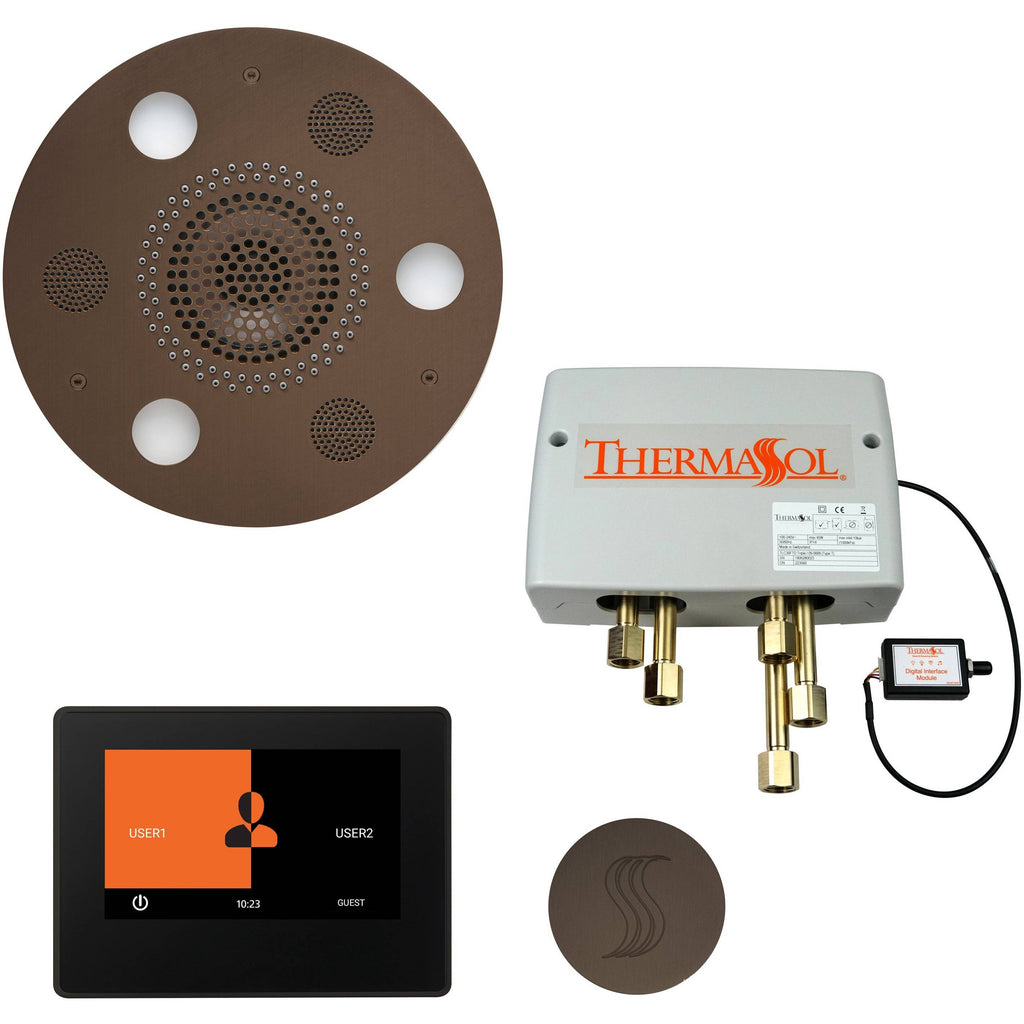 ThermaSol Total Wellness Package with 7" ThermaTouch Round in Oil Rubbed Bronze Finish Oil Rubbed Bronze / Round / 7" ThermaSol twp7r-orb.jpg