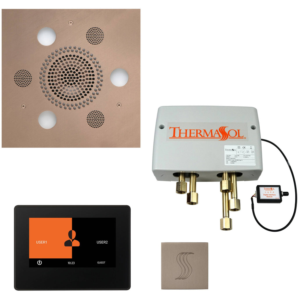 ThermaSol Total Wellness Package with 7" ThermaTouch and Square in Satin Nickel Finish Satin Nickel / Square / 7" ThermaSol twp7s-sn.jpg