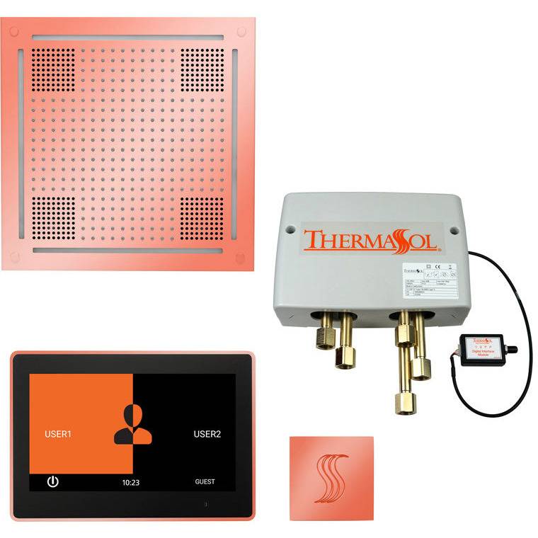 ThermaSol Total Wellness Hydrovive Package with 10" ThermaTouch  Square in Copper Finish Copper / Square / 10" ThermaSol twph10us-cop.jpg