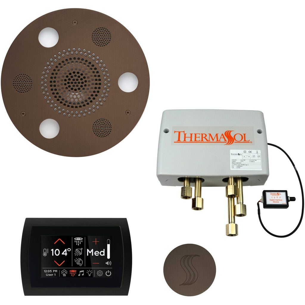 ThermaSol Total Wellness Package with SignaTouch Round in Oil Rubbed Bronze Finish Oil Rubbed Bronze / Round ThermaSol twpsr-orb.jpg