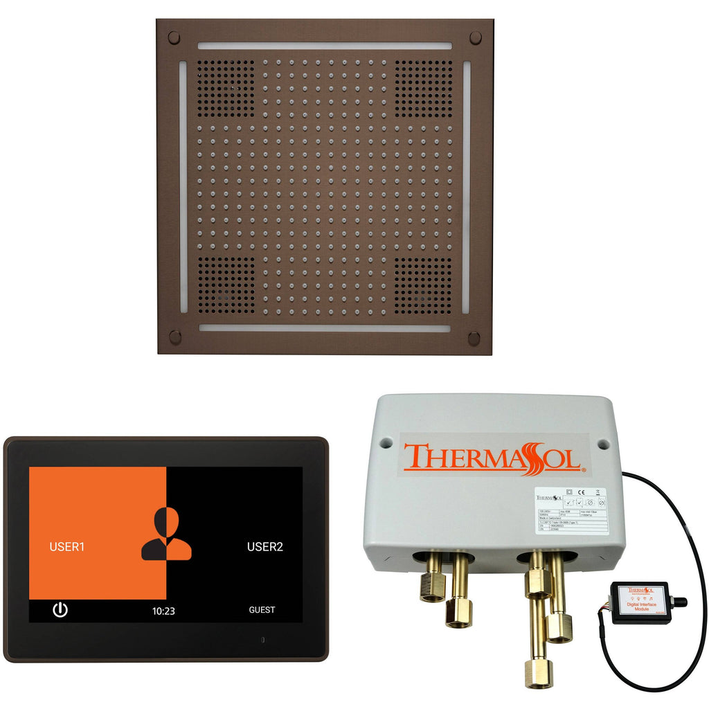 ThermaSol Wellness Hydrovive Shower Package with 10" ThermaTouch Square in Oil Rubbed Bronze Finish Oil Rubbed Bronze / Square / 10" ThermaSol whsp10s-orb.jpg