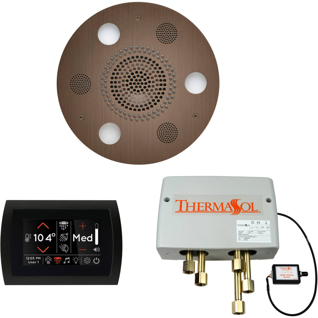 ThermaSol Wellness Shower Package with SignaTouch Round in Antique Copper Finish Antique Copper / Round ThermaSol wspsr-acop.jpg