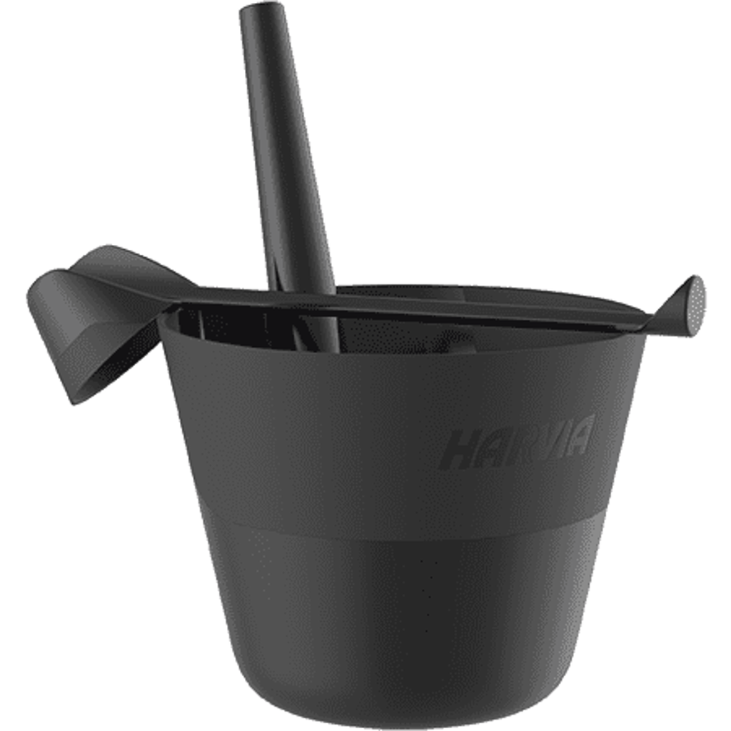 Harvia Click Pail And Ladle Set - Matt Plastic SA009 Harvia SA009-Click_90a6493d-c825-40be-87aa-2dacb6aa476a.png