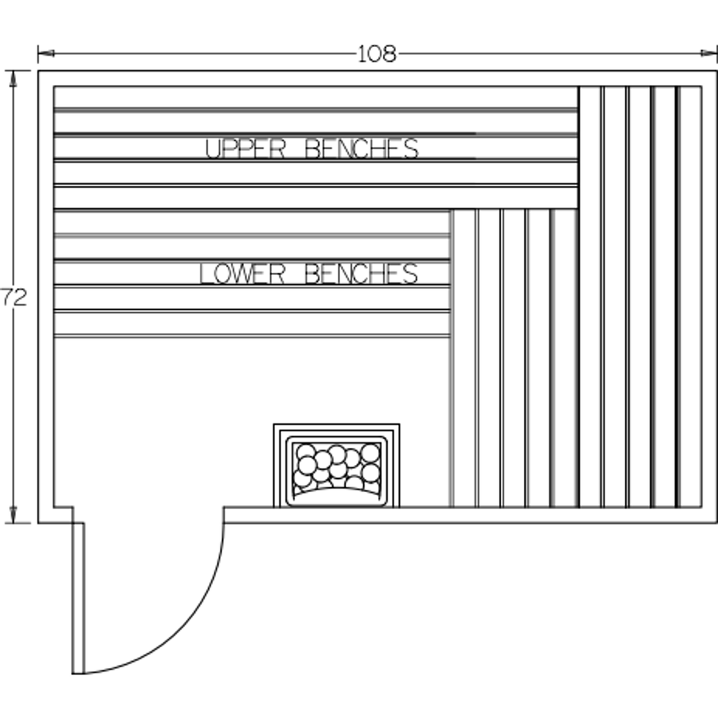 Finnish Sauna Builders 6' x 9' x 7' Pre-Built Indoor Sauna Kit Clear Cedar / Option 6 Finnish Sauna Builders ScreenShot2022-10-04at4.18.04PM.png