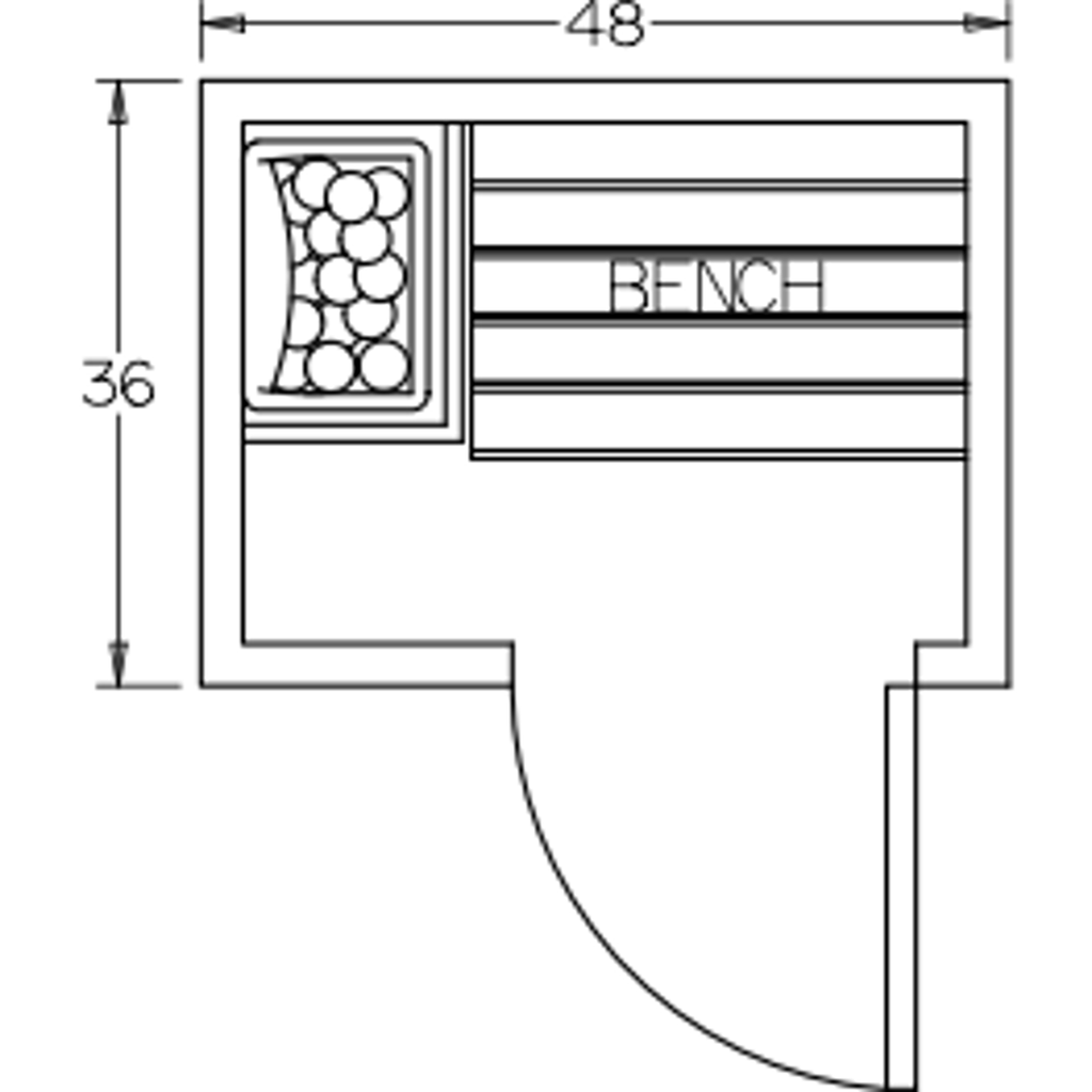 Finnish Sauna Builders 3' x 4' x 7' Pre-Built Indoor Sauna Kit Clear Cedar / Option 1 Finnish Sauna Builders ScreenShot2022-10-04at9.21.52AM.png