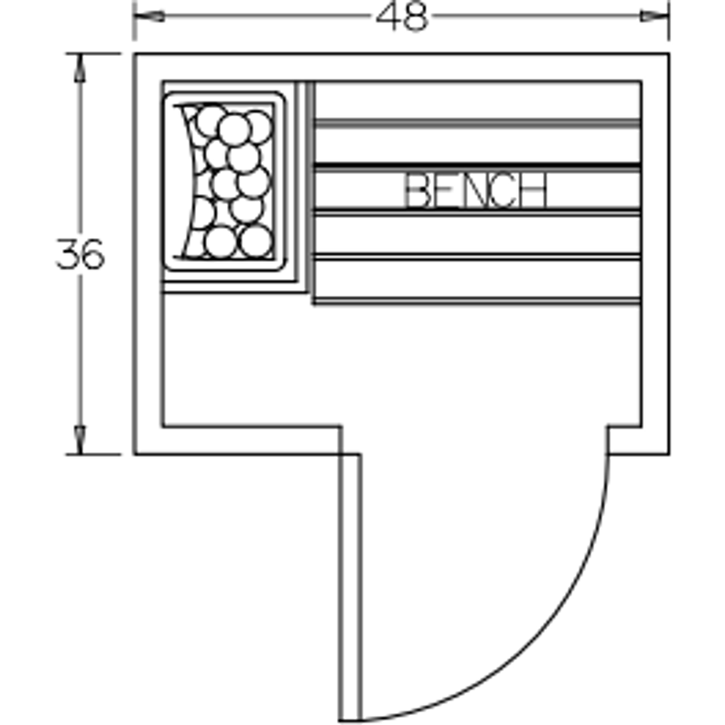 Finnish Sauna Builders 3' x 4' x 7' Pre-Built Indoor Sauna Kit Clear Cedar / Option 2 Finnish Sauna Builders ScreenShot2022-10-04at9.21.59AM.png