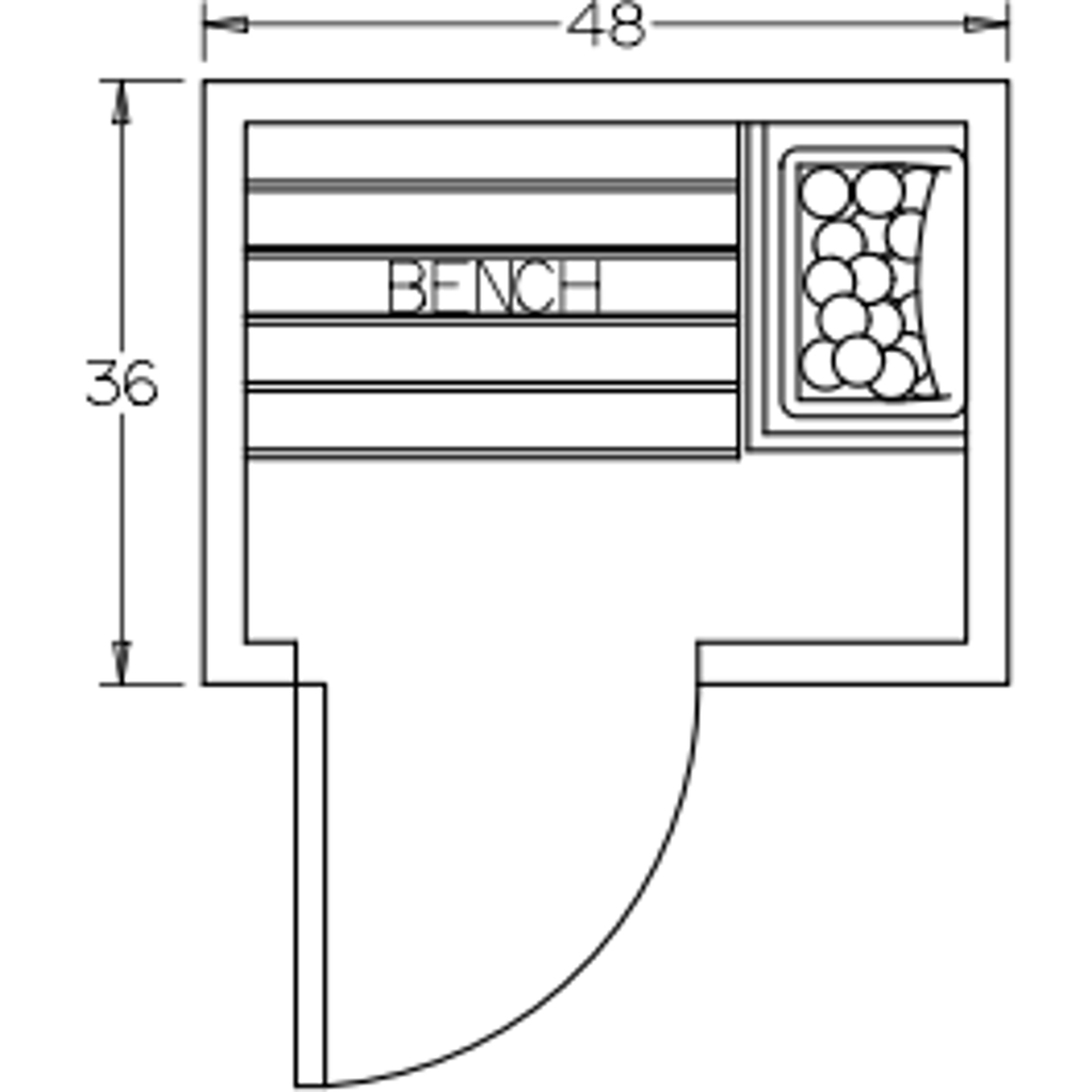 Finnish Sauna Builders 3' x 4' x 7' Pre-Built Indoor Sauna Kit Clear Cedar / Option 4 Finnish Sauna Builders ScreenShot2022-10-04at9.22.13AM.png