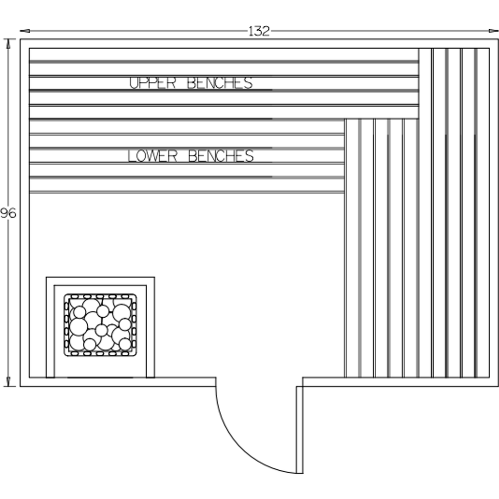 Finnish Sauna Builders 8' x 11' x 7' Pre-Built Indoor Sauna Kit Clear Cedar / Option 8 Finnish Sauna Builders ScreenShot2022-10-05at3.03.59PM.png