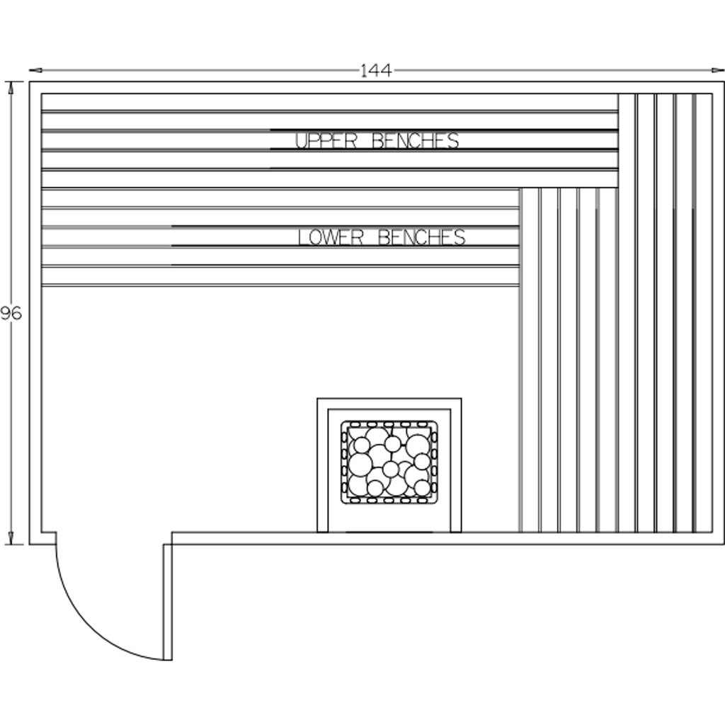 Finnish Sauna Builders 8' x 12' x 7' Pre-Built Indoor Sauna Kit Clear Cedar / Option 11 Finnish Sauna Builders ScreenShot2022-10-05at3.48.27PM.png