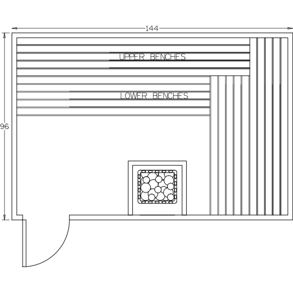 Finnish Sauna Builders 8' x 12' x 7' Pre-Built Indoor Sauna Kit Clear Cedar / Option 12 Finnish Sauna Builders ScreenShot2022-10-05at3.48.34PM.png