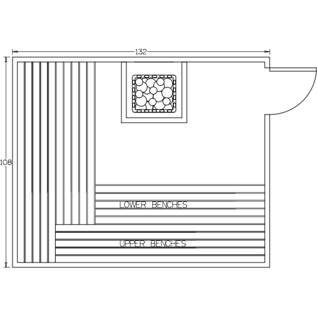 Finnish Sauna Builders 9' x 11' x 7' Pre-Built Indoor Sauna Kit Clear Cedar / Option 1 Finnish Sauna Builders ScreenShot2022-10-05at3.58.50PM.png