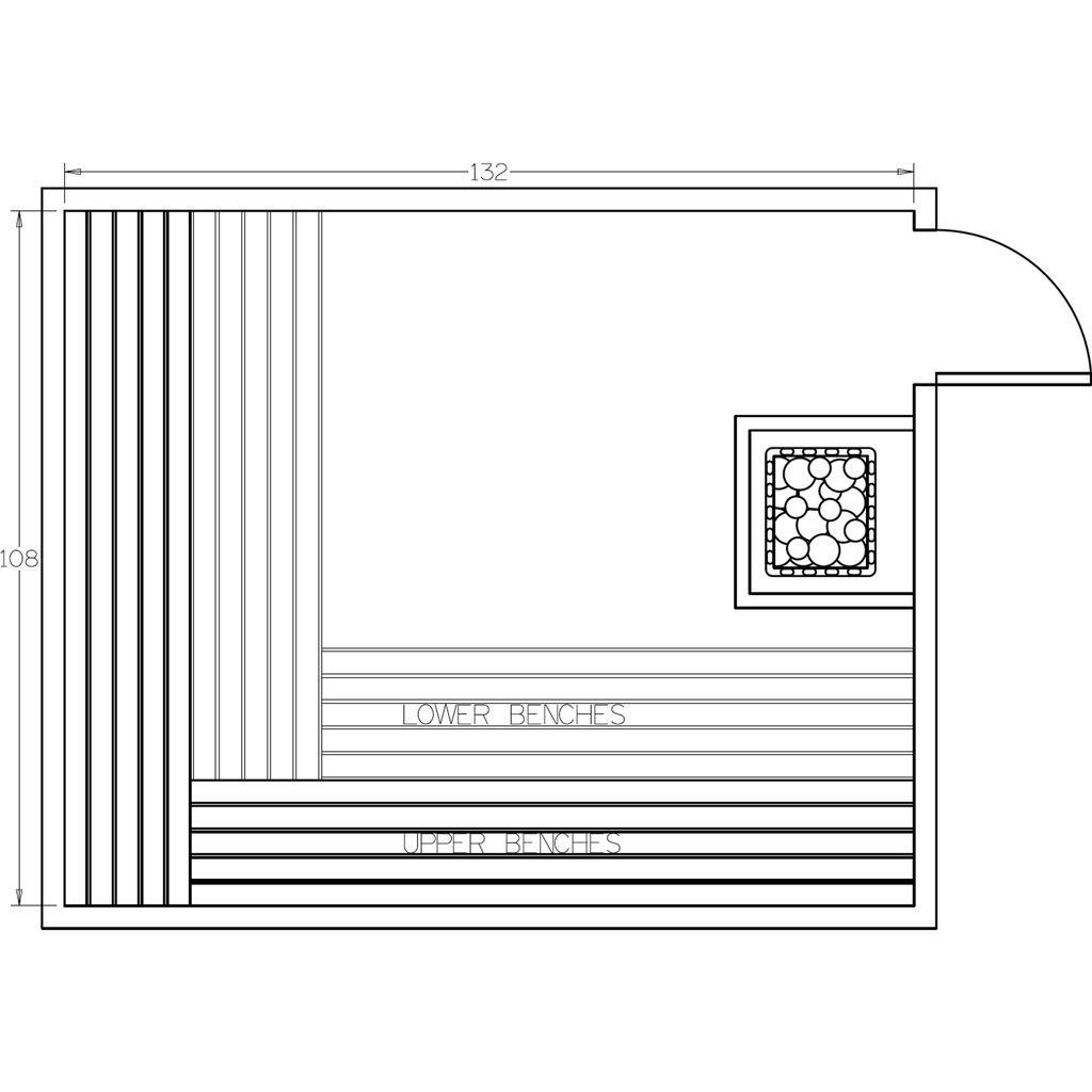 Finnish Sauna Builders 9' x 11' x 7' Pre-Cut Sauna Kit Option 2 / 7 Foot Tall / No Backrest Finnish Sauna Builders Screenshot2022-09-28at2.29.02PM.png